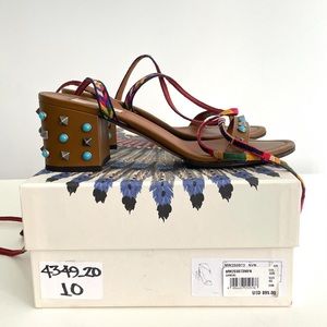 Valentino Rockstud Lace up sandals